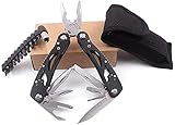 Grizef Multitool Pliers, Durable Stainless Steel 24-in-1 Multi-Purpose Pocket Folding Pliers with Screwdriver Kits, Outdoor Multi-Functional Utility Tools for Outdoor Activities, DIY Activities - Image 6