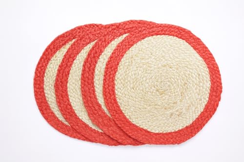 Sets de table ronds en jute : protégez votre table basse avec style - 2