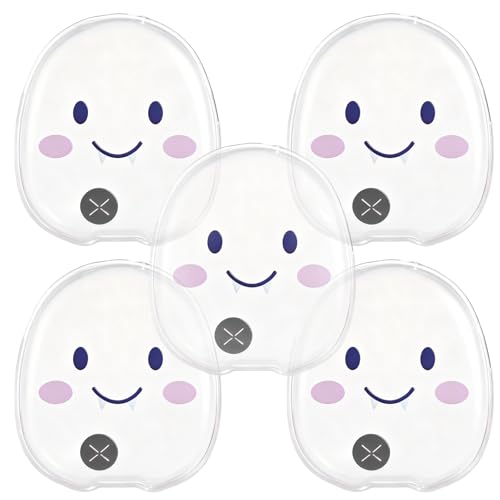 5 Pcs Reusable Snap Heat Packs, Click Pouch Gel Hand Warmers - Long Lasting Warmth for Camping, Outdoor Use