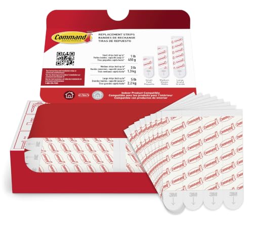 Command Indoor Large Replacement Strips...