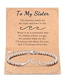 Tarsus Gifts for Sister, Unique Sister Bracelets for Women for Birthday Christmas