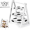 Marsui 3 Tier Soccer Ball Serving Trays Wooden Shaped Soccer Stand Platters 12'' 10'' 8'' Round Charcuterie Plate Board Reusable Party Serving Plate for Game Tailgate Party Supplies