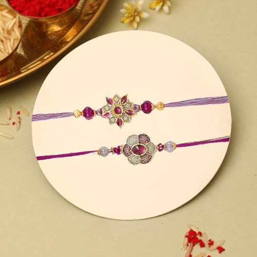 Image of The Purple Tree Rakhis For Brother, Rakhi for bhai, Rakshabandhan Gift, Rakhi Gift, Best Rakhi For Brothers