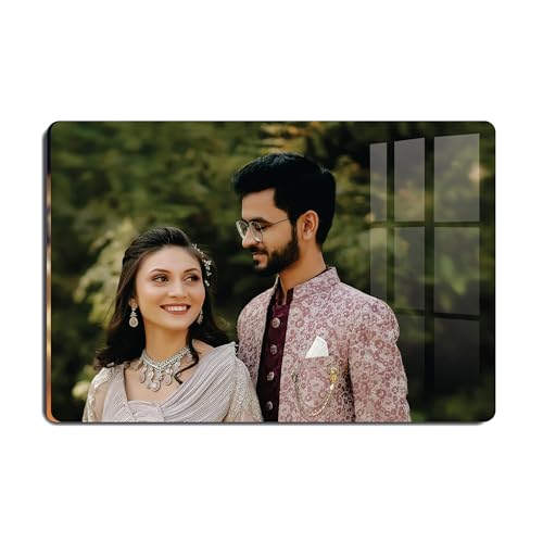 Image of Giftplease Customized Acrylic Photo Frame | Personalized Wall Mount Frame with Photo | Birthday, Anniversary Customized Gift | Acrylic Photo Frame Personalized | Frame | Custom Gift for Loved Ones