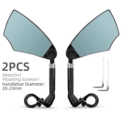 Espejos laterales para motocicletas espejo retrovisor ajustable para scooter 4