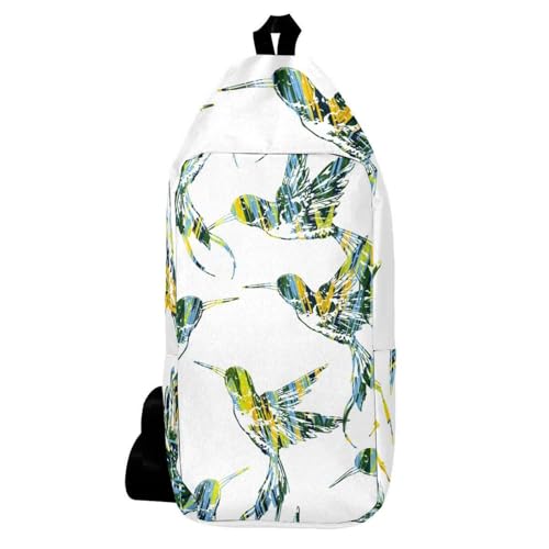 Sac à dos à bandoulière colibri sacoche de poitrine urbaine et légère pour voyage