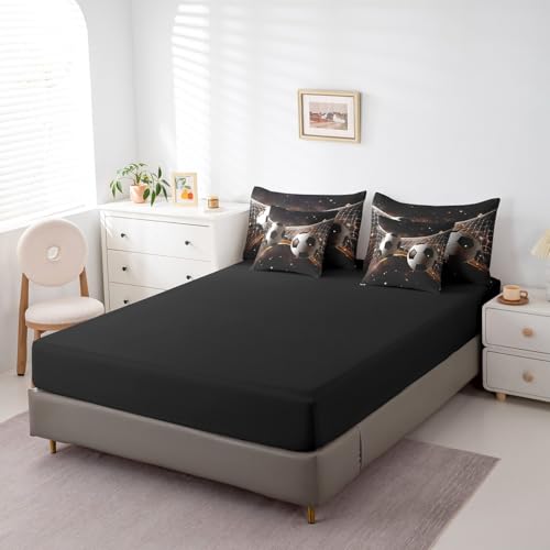 Feelyou Kids Boys Soccer 7 Piece Bedding Set Twin Size Football Soccer Comforter Set with Sheets for Kids Teens Soccer Sports Game Theme Bed in a Bag Room Decor Bed Set by Feelyou - Image 5