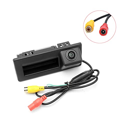 Image of Vlicevrn CCD Car Rear View Camera Trunk Handle with Fish Eye Lens Night Vision Backup Parking Camera Waterproof IP68 Vehicle Camera for Audi A4L A3 / VW Touran /Tiguan /Teramont X /C-Trek /Sagitar /Skoda