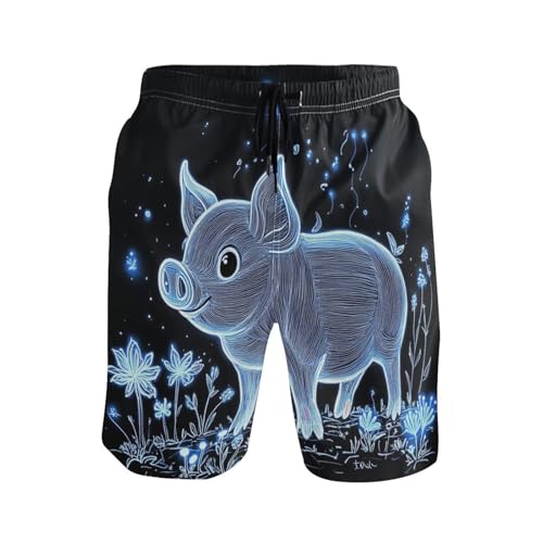 Short de bain extensible Teacup Pig idéal pour le surf estival