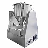 IYUESQ Gewerblicher Lebensmittelmischer, elektrischer Trockenpulvermischer, Labormischgerät, Kleiner Edelstahl-Trockenpulvermischer, Industriemischer, 360°-bidirektionales Mischen