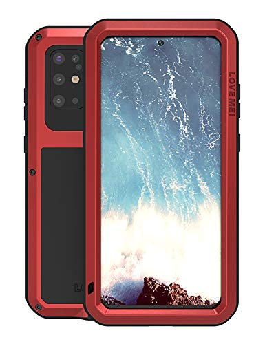 Coque Samsung S20 Plus antichoc intégrale rouge anti-poussière