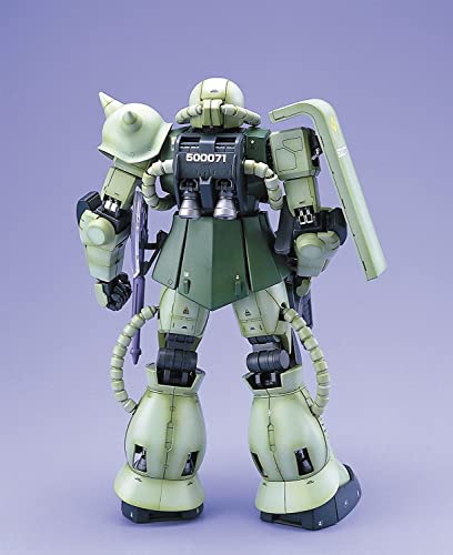 Bandai Hobby Mobile Suit Gundam MS-06F Zaku II Green PG miniatura 4