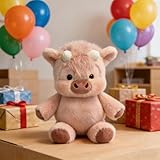 Générique Sanglier en Peluche | 17,7 Pouces Animal en Peluche De Mouton | Peluches Douce Et Mignonne | Pluche Courte | Animal en Peluches pour Hommes, Femmes, Enfant Et Adolescents