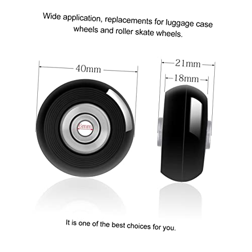 30 Peças rodízios de carrinho roda de rodízio mudo reparar bagagem de scooter acessórios de viagem r