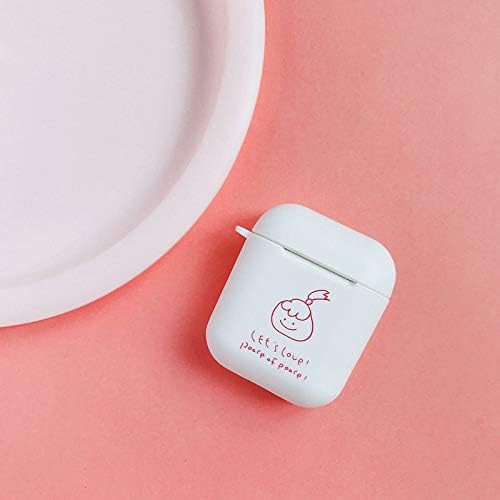 QINCH Home Custodia AirPods applicabile Custodia Morbida per Apple con Microfono Auricolare Bluetooth AirPod1  Size