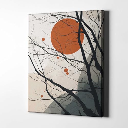 Toile encadrée Winter Suns II Spiffing Prints 50x75 cm décor montagne - 4
