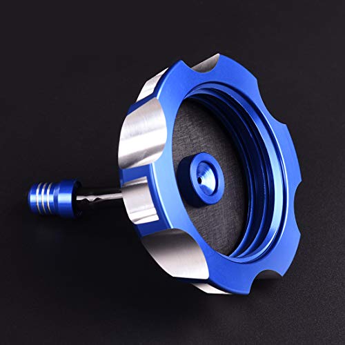 Motor-Mh 001-QW-021 Billet Gas Fuel Tank Cap Cover W/Vine Hose thumb #4
