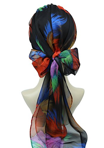 Chemo Scarf Headwear for Bald Head Women Cancer Viscose Rainbow