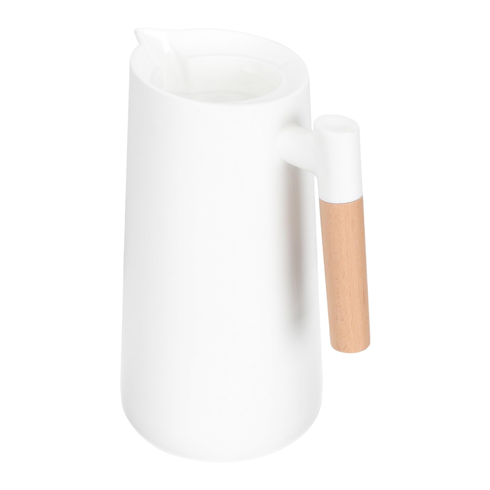 Levemolo Termo Hervidor de Agua Aislante Mango de Madera y Recipiente para Agua Caliente Jarra Térmica Portátil para Uso Casa
