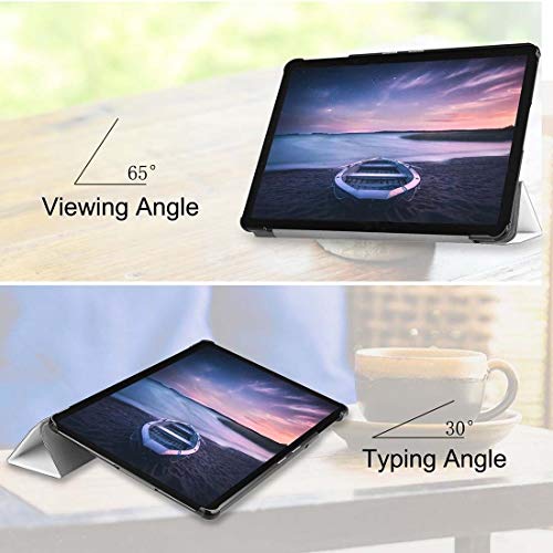 Couverture shell Galaxy Tab S4 avec trois pliant support stable