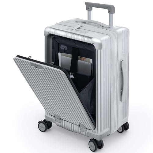 Nobl Aluminum Frame Carry-On Luggage 22.5”x14.2”x9.8”