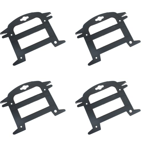 OZXNO 4 Pcs Paracord Winder Plastic Line Winder Rope and Cord Organizer Black Paracord Spool Tool Rope Reel