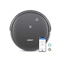 ECOVACS Deebot robot aspirapolvere e lavapavimenti, accessorio per animali domestici incluso, fino a...