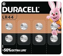 DURACELL LR44 Knopfzellen (8 Stück) LR44 Batterie 1,5 V (A76, V13GA, 76A)