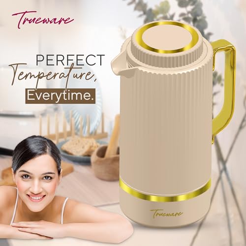 Image of Trueware Marvel 1800 Insulated Flask - 1500 Ml | PU Insulated Inner Stainless Steel Hot & Cold Flask, BPA Free, Leak Proof, Ideal for Tea, Coffee, Water, Hot Beverages