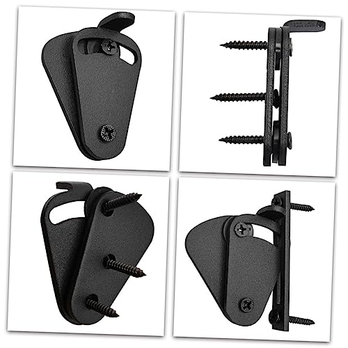 IWOWHERO 13pcs Sliding Door Lock Privacy Latch for Internal Door Carbon Steel Matte Finish