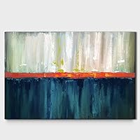 Canvas Wall Art Abstract Seascape Painting Canvas Prints Home Artwork Decoration for Living Room,Bedroom - 12x18 inches