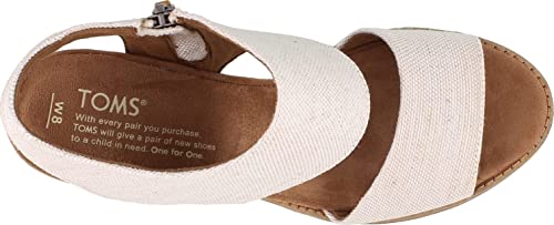 Toms Women's Majorca Cutout Sandal - Natural Yarn-Dye, 8 B(M) Us #TOP1