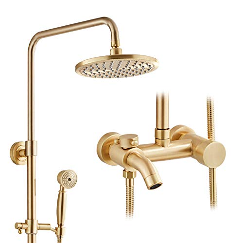 Robinet de douche en or de haute qualité avec ensemble bain luxueux LWX