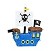 Unique Party Ship Pinata | Blue | 1 Pc. Mini piñata 3D en forme de bateau pirate | 1 pièce, 68187
