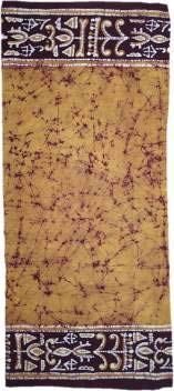 Men cotton lungi (unstitched, mustard yellow, pure cotton, batik print, 2 meter) ..