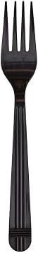 Karat U2060B PP Premium Extra Heavy Weight Forks - Black No WrapCase of 1000