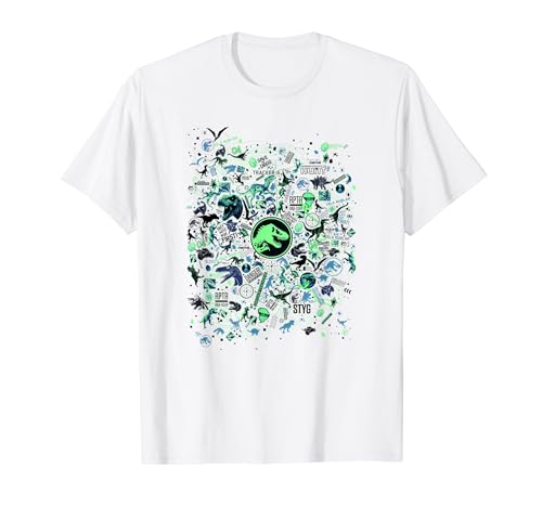 Jurassic World 2 Group Shot Iconic Mash Up Splatter T�V���c