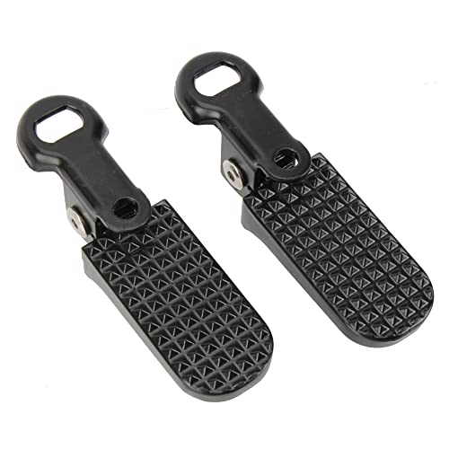 Himiway 1 Pair Bike Rear Pedals, Foldable Non-Slip Bike Pegs, Quick Release Folding Bicycle Rear Seat, Aluminium Alloy Footrest Pedals Cycling Accessories For Mountain Bike E-Bike #TOP7