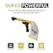 Zendex Tool - QuickSpiff Venturi Air Vacuum with Easy Empty Dust Bag - No Electricity Pneumatic Vacuum with Powerful Suction for Industrial and Personal Use - Yellow
