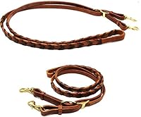 Challenger Horse Western Amish Leder Barrel Contest Zügel Braun 66RT10BR