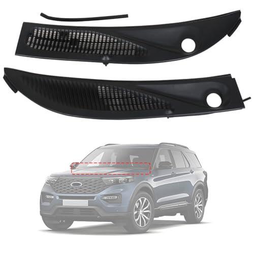 HY-SPEED Windshield Wiper Cowl Grille Insert Panels Compatible with 1995 1996 1997 1998 1999 2000 2001 2002 2003 2004 2005 Explorer Sport Sport Trac MountaineerF57Z-78022A68-A F57Z-78022A69-A