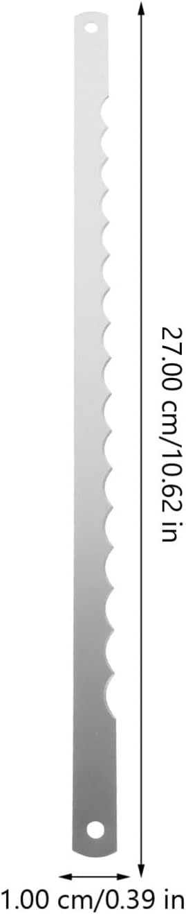 Jagged Bread Blade Serrated Knife Blade for Kitchen Replacement for Toast Cutters and Break Resistance
