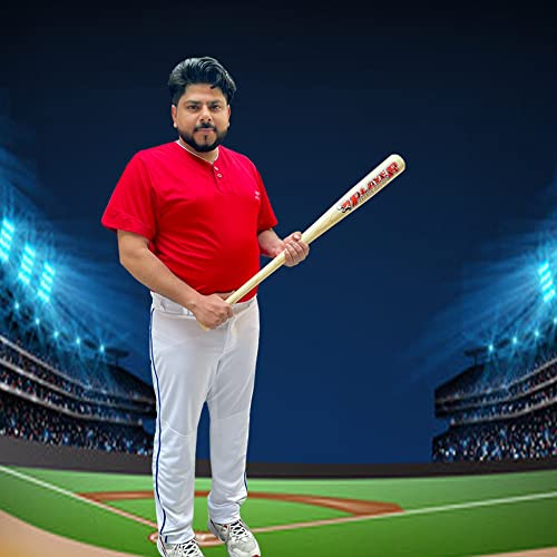 Psg Wooden Baseball Bat In Ash Wood For Adults, Youth - Professional Players For Leagues In Size 34 Inches / 32 Oz Natural… #TOP1