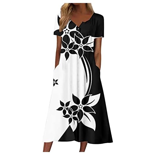 Robes Sculptantes Femme Mi-Longue Chic élégante Sexy Robes Courte D'été Cou Rond Sans Manches Imprimé Floral Bohème Grande Taille Pas Cher 2023 Mode Rétro Mini Jupe De Plage Robe Noire Femme Chic