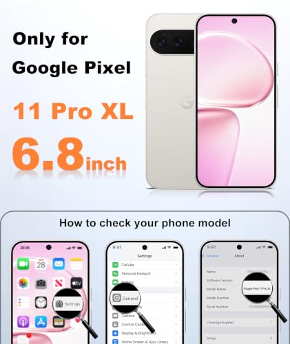 Image of FNTCASE for Google Pixel 11 Pro XL Case Light Pink: Fit for MagSafe