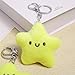 ZORZA 2Pcs Cute Star Keychain Kawaii Star Pendant Keyring with Squeaky Sound Charming for Backpacks Handbags Purses Fashionable Women's Keyrings Car Key Chain Accessory