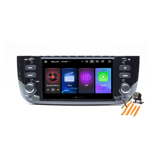 Radio 2 Din para Fiat Punto: soluciona la falta de conectividad con GPS, Carplay y Android 13