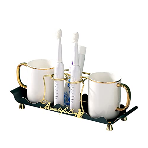 Gobelet de bain et support pour brosse à dents pour routine matinale