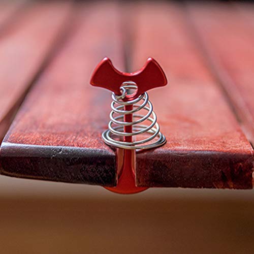 CLISPEED 4 Pcs Estacas de Liga de AlumÃ­nio Estacas de Lona de Osso de Peixe Pegs Estacas de Acampam
