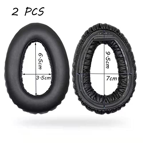 Lsydgn 1 Paio di Cuscinetti Auricolari in Pelle